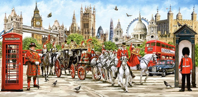 Puzzle 4000 Duma Londynu CASTOR