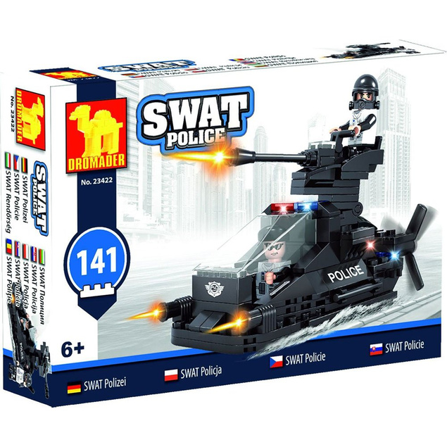 Swat Police Motorówka 141 El. Klocki