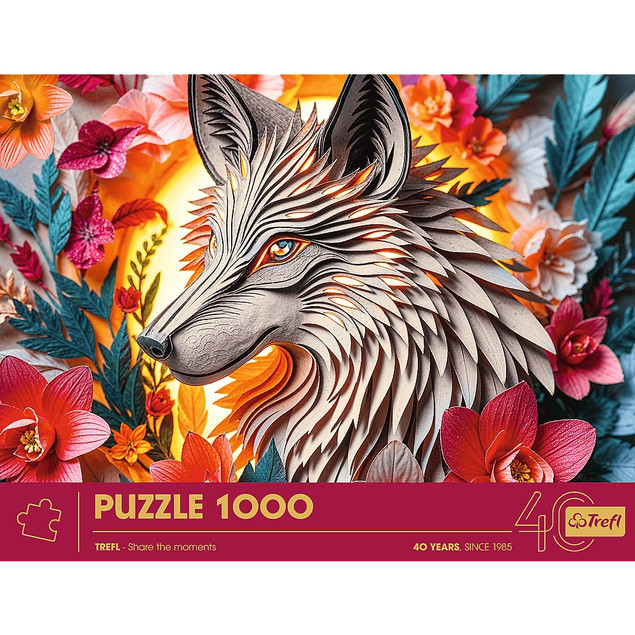 Puzzle Trefl 1000 elementów Puzzle 1000 Wilk