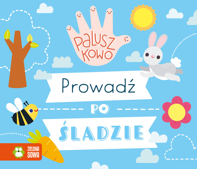 Paluszkowo Prowadź po śladzie - Książeczka Zielona Sowa