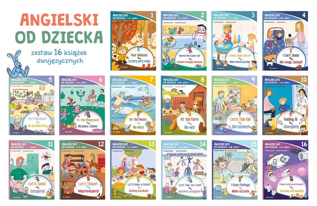 Angielski od dziecka - zestaw 16 książek dwujęzycznych_2