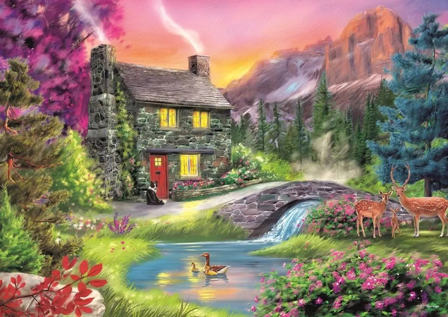 Puzzle Trefl 500 elementów Górska sielanka
