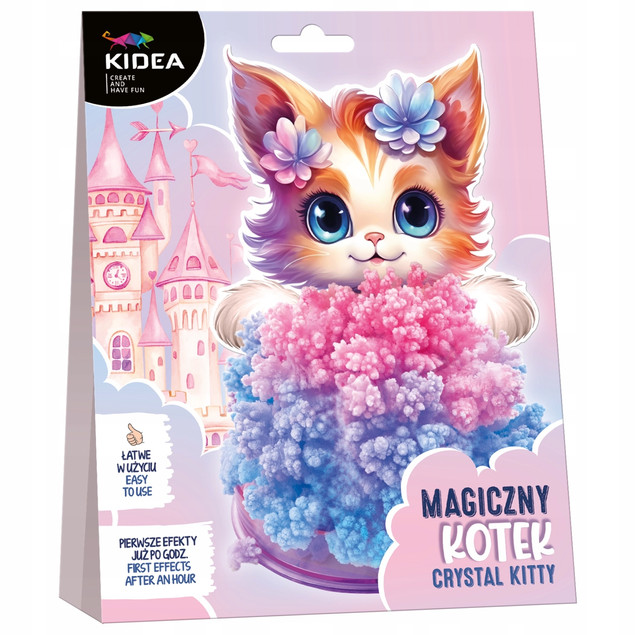 Zestaw Magiczny Krystaliczny Kotek Kidea