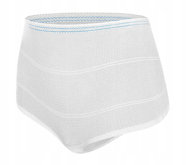 BOCIOLAND Wielorazowe MAJTKI POPORODOWE Siateczkowe Rozmiar XL 2szt. BL028