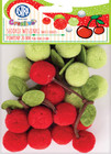 Pompony Dekoracyjne 20mm Wełniane Kłębuszki WISIENKI Scrapbooking Astra