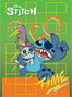 Zeszyt Szkolny A5 32k KRATKA Disney STITCH St. Majewski 6597