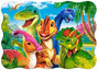 Puzzle 30 Układanka Selfie DINOZAURY Gady Dinosaurs 4+ Castorland