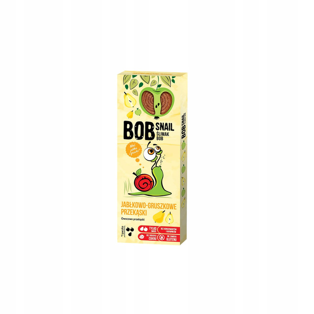 Przekąska Jabłko Gruszka Bez Cukrów 30g BOB SNAIL