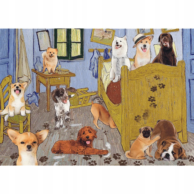 TREFL Puzzle 500-el. Pokój van Gogha: Psia Rewolucja 37539