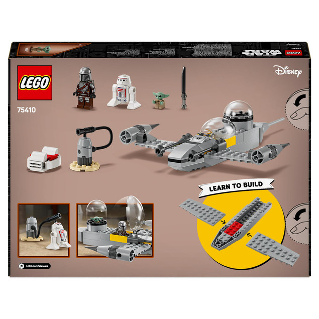 LEGO Star Wars Myśliwiec N-1 Mando i Grogu (75410) | Zestaw dla Dzieci 4+