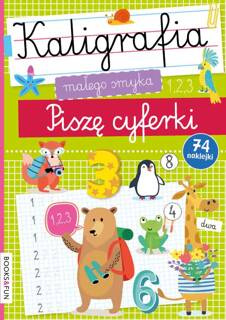 Kaligrafia Małego Smyka Piszę Cyferki 74 Naklejki BooksAndFun