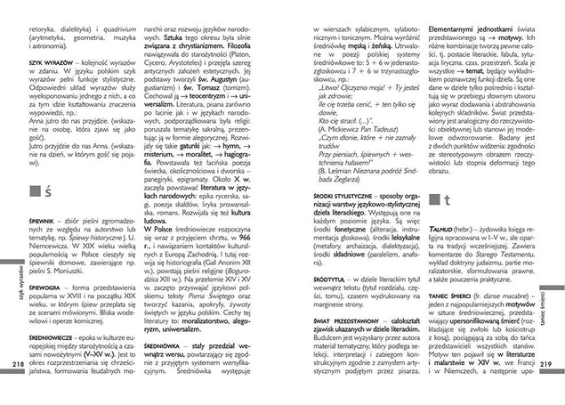 Słownik terminów literackich TW Greg