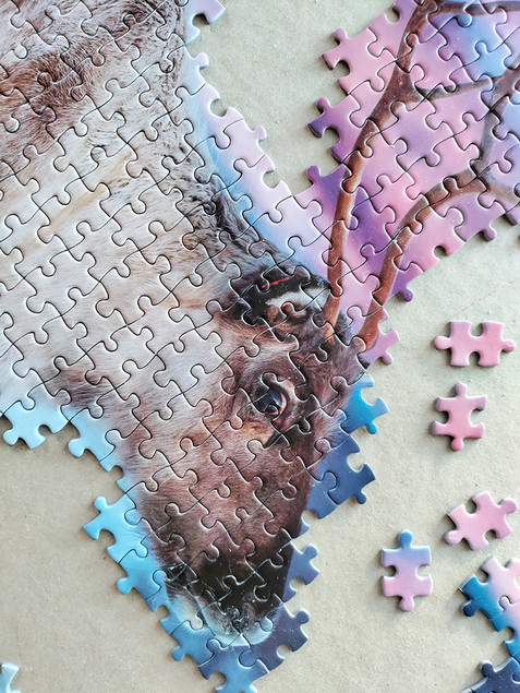 Puzzle Tactic Renifer 1000 elementów - Fińska Jakość