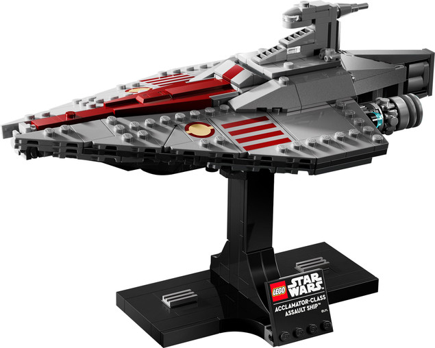 LEGO Star Wars 75404 Okręt Szturmowy klasy Acclamator – Kolekcjonerski Model dla Dorosłych