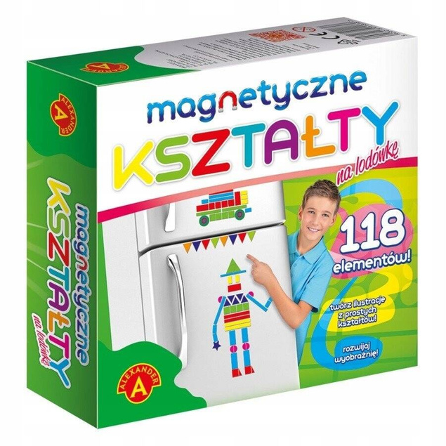 Magnetyczne Kształty Na Lodówkę 118EL. Edukacyjne 3+ Alexander 11838