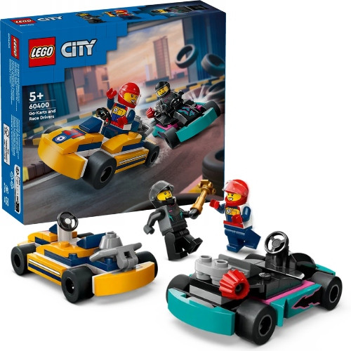 LEGO City Gokarty i Kierowcy Wyścigowi 99 el. 5+ 60400