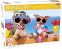 Tactic Puzzle 500 el. Psie Wakacje na Całego – Relaks dla Rodziny