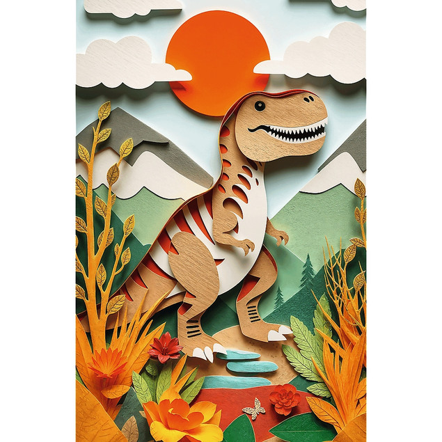Puzzle 160 Paper Art: Dinozaur TREFL /Trefl