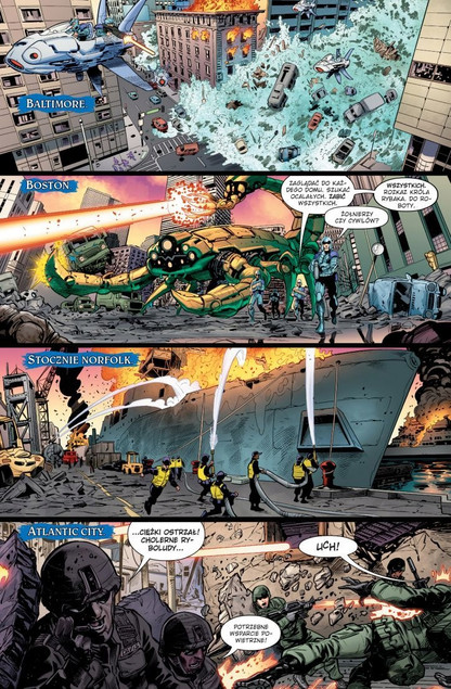 Aquaman Tom 2 Nadpływa Czarna Manta Brad Walker, Dan Abnett, Philippe Briones, Scot Eaton