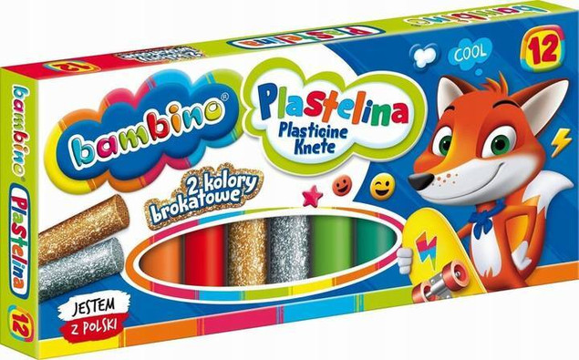 Zestaw plastyczny 42 kolory 8 szt. – Bambino