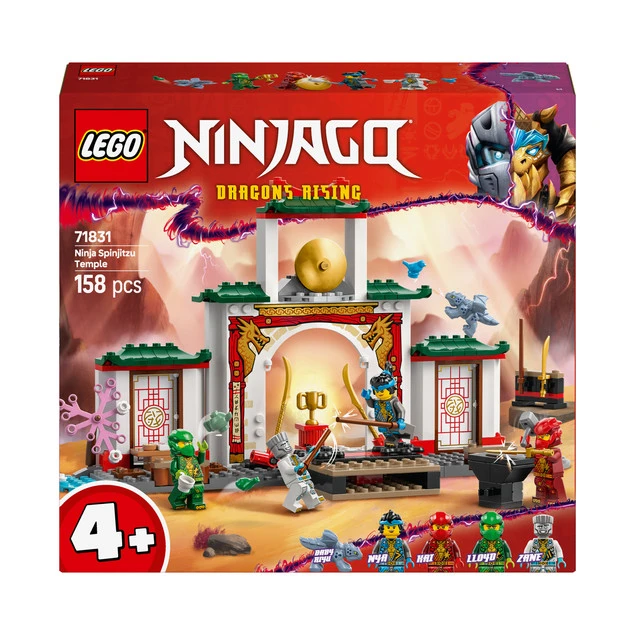 LEGO Ninjago 71831 Świątynia Spinjitzu ninja 4+ z minifigurkami i smokiem