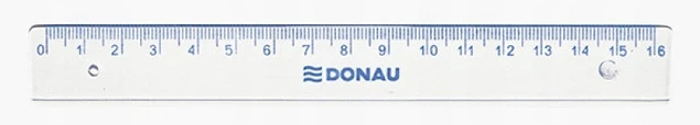 Linijka 16cm transparentna DONAU 7051001PL-00