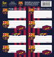 Naklejki Na Zeszyty FC BARCELONA Barca Fan Piłka Nożna Astra