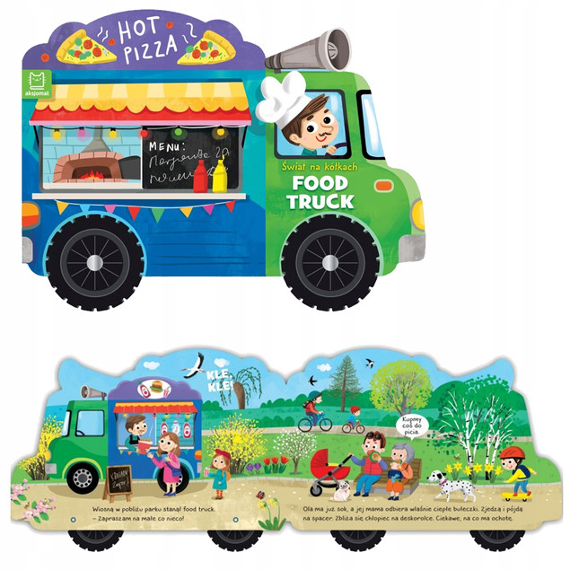 Świat na kółkach. Food truck Anna Podgórska – Książeczka z Kółkami