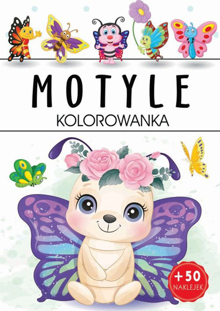 Motyle - kolorowanka z naklejkami Arti