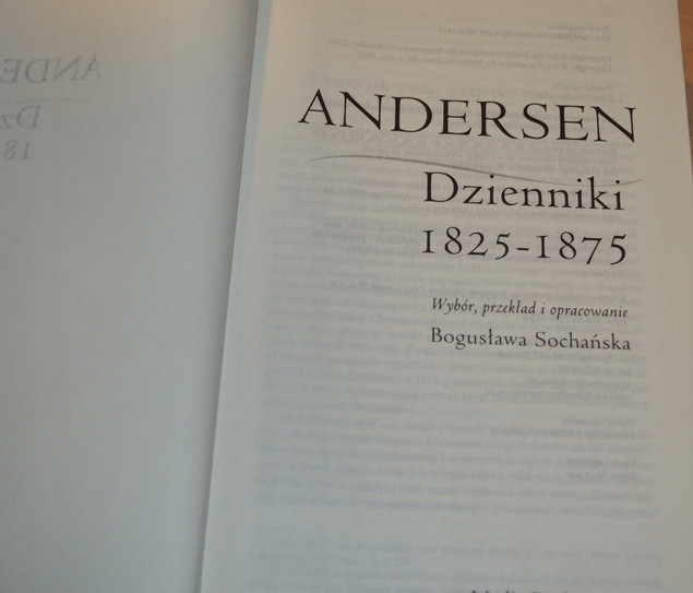 Andersen Dzienniki 1825-1875 Hans Christian Andersen