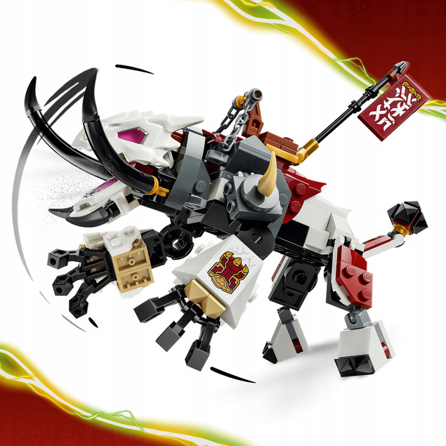 LEGO NINJAGO 71863 Zilvar i Smoczy Potwór Grimtak – Rozpocznij Epickie Starcie!
