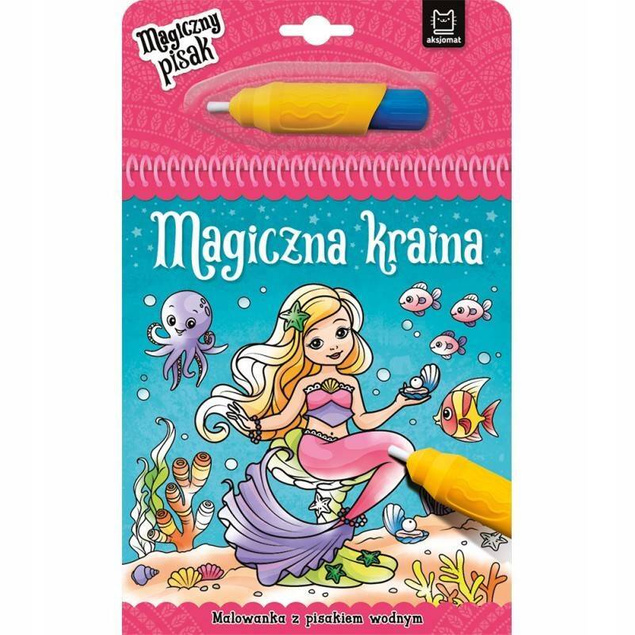 Malowanka Z Pisakiem Wodnym Magiczna Kraina Kolorowanka 4+ Aksjomat OUTLET