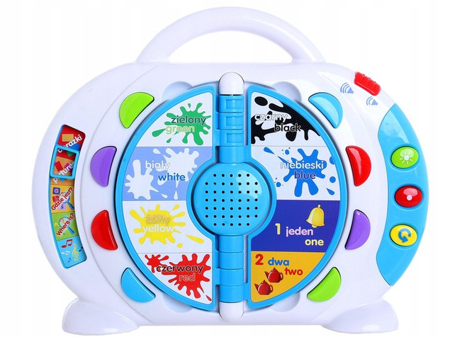 Książeczka Polsko - Angielska Edukacyjna Dla Dziecka 2+ Smily Play 2267