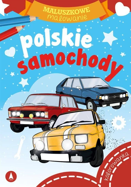 MALOWANKI KOLOROWANKI Z NAKLEJKAMI MALUSZKOWE MALOWANIE SAMOCHODY
