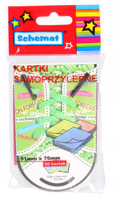 Karteczki samoprzylepne Schemat BUT 76x51mm, 50 kartek