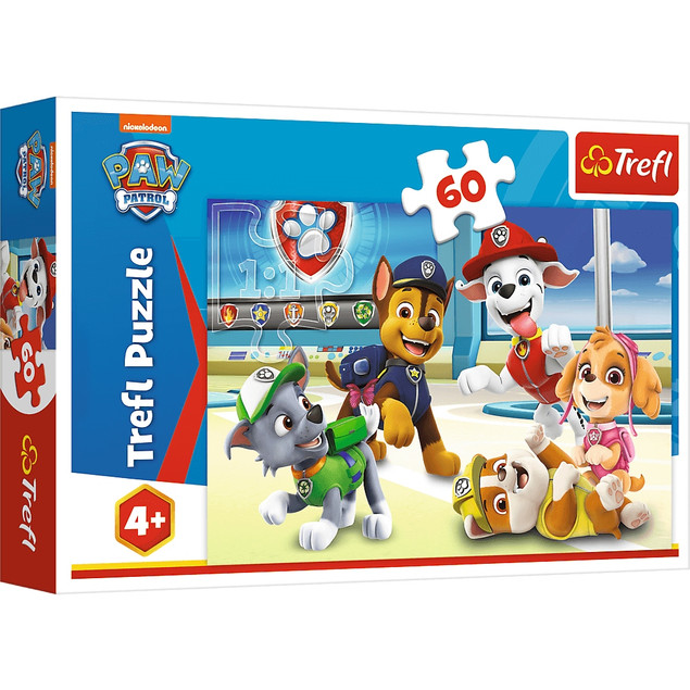 Puzzle 60 Układanki Pieski PSI PATROL Bajka Pies Piesek 4+ Trefl