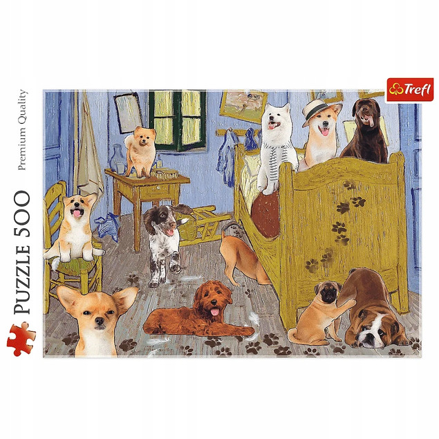 TREFL Puzzle 500-el. Pokój van Gogha: Psia Rewolucja 37539