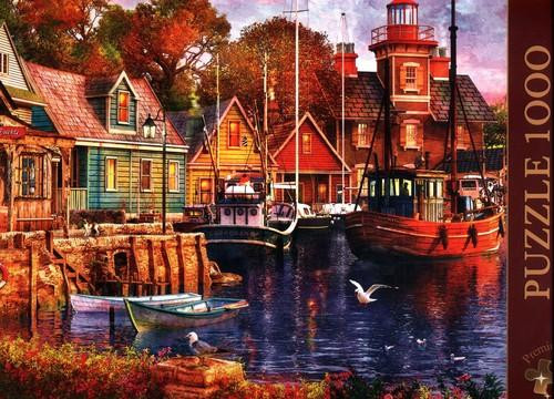 Puzzle 1000 elementów - Łódka i Morze | Trefl Premium Plus Quality