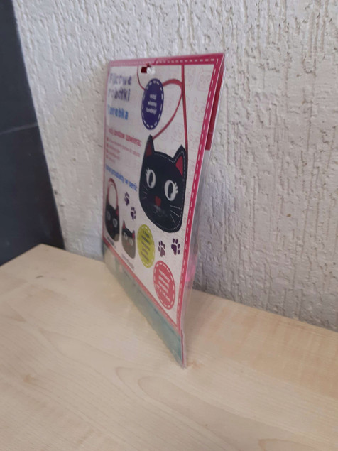 Filcowe Robótki Torebka Kot Stnux DIY Zestaw Kreatywny