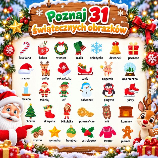 Złap Pary Mikołaj – Świąteczna Gra Karciana Znajdź Parę