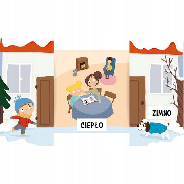 Rozsuwanki-niespodzianki Dzień czy noc Przeciwieństwa Magdalena Młodnicka