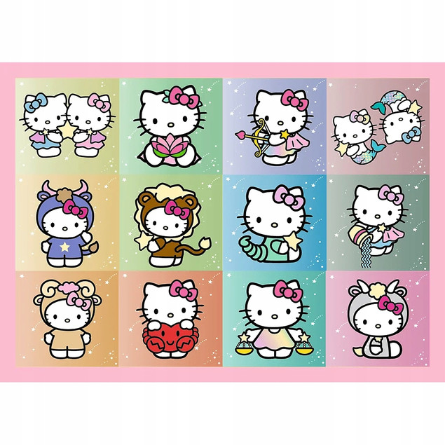 Puzzle Trefl 4w1 Hello Kitty Słodkie przygody - 207 elementów