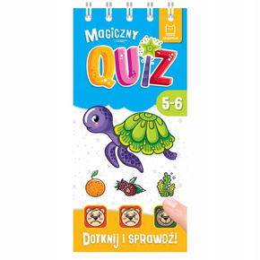 Magiczny Quiz Z Żółwikiem Dotknij i Sprawdź Zabawa 5+ Aksjomat 4039