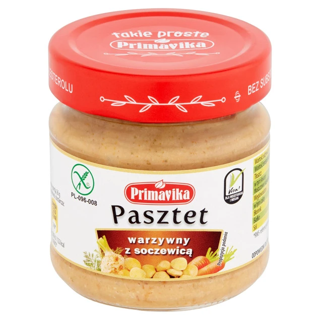 Opakowanie Pasztetu warzywnego Primavika