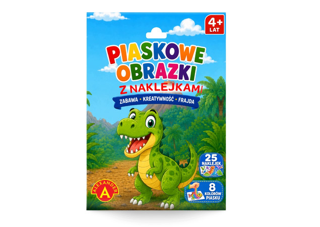 Piaskowy obrazek Dinozaur – Alexander