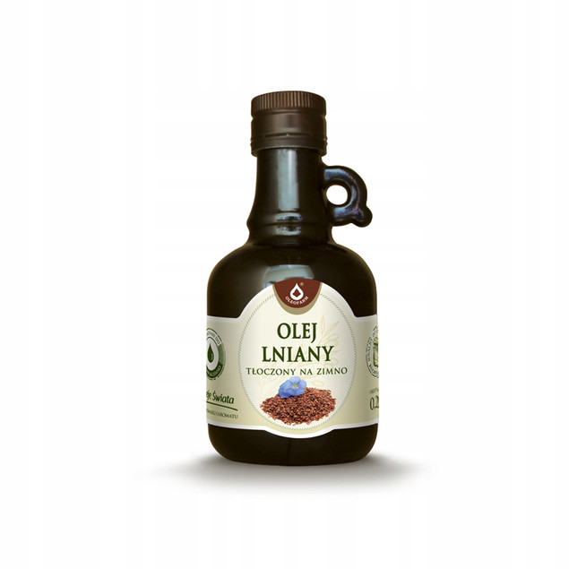 Oleofarm Olej lniany tłoczony na zimno 250 ml
