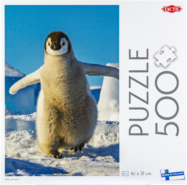 Puzzle Tactic 500 elementów: Baby Penguin - Słodki Pingwin