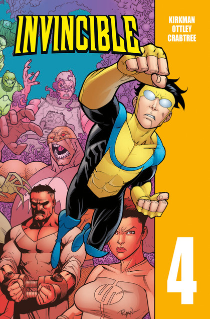 Invincible Tom 4 - Komiks Robert Kirkman, Ryan Ottley, Cory Walker - Egmont Twarda Oprawa