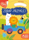 Zdrapywanki z rączką - Zdrap i przyklej. Pojazdy