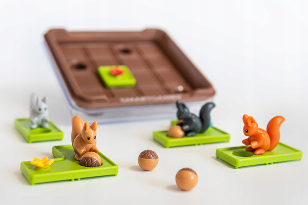 SQUIRRELS GO NUTS! Gra Planszowa Logiczna 6+ Smart Games